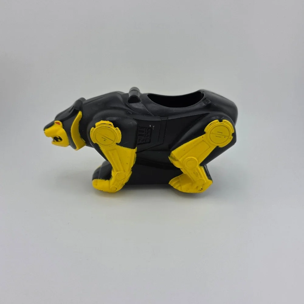 Power Rangers Yellow Ranger Bear Zord McDonalds Happy Meal‎ Toy 1995